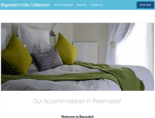 Tablet Screenshot of baywatchvilla.co.za